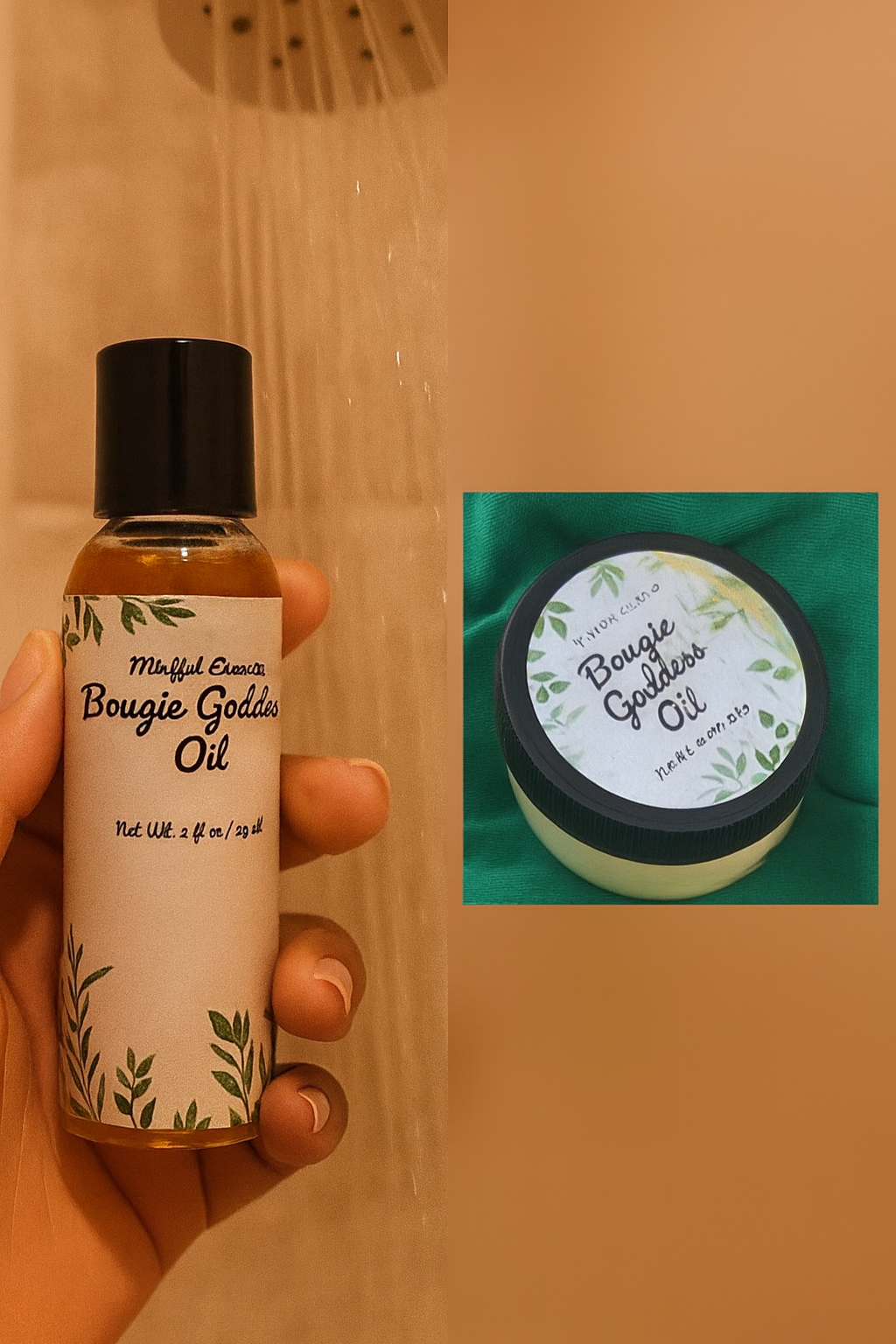 Body Cream and Body Oil Duo Set