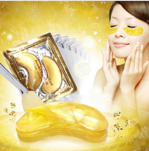 10pcs5packs Gold Crystal Collagen Eye Mask Eye Patches Eye Mask For Face Care Dark Circles Remove Gel Mask For The Eyes Ageless