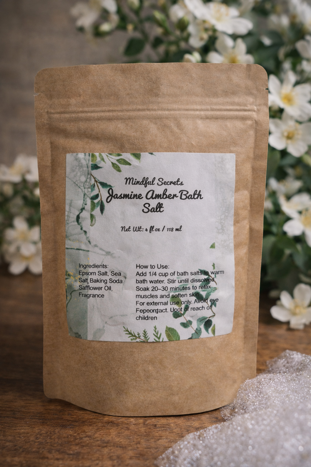 Jasmine Amber Bath Salt